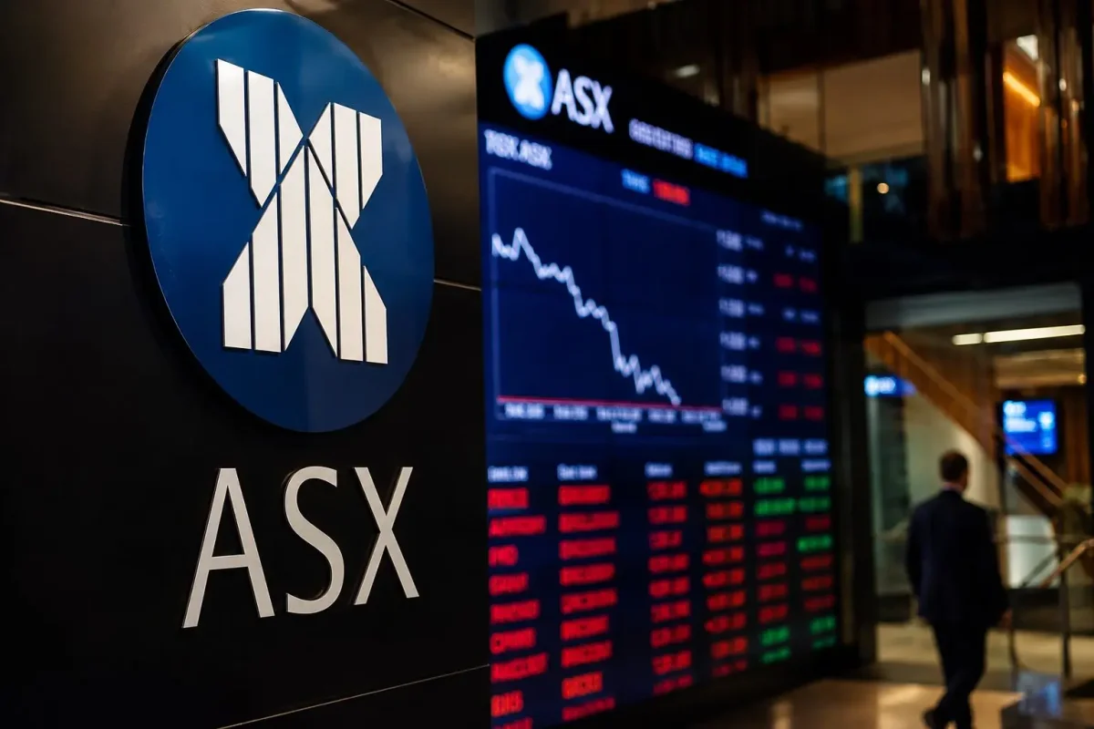 ASX Plunge on Cost Warning Drags Australian Market Lower