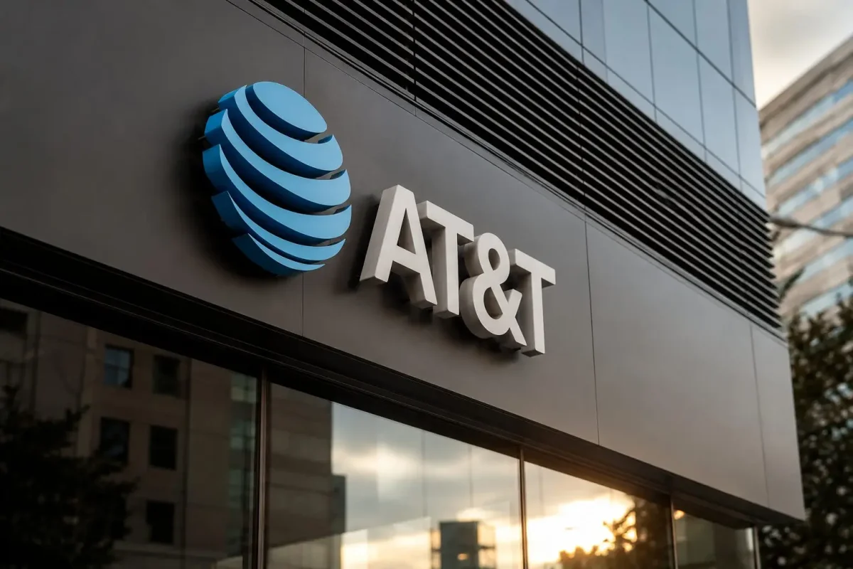 AT&T Shares Slip as SpaceX Disruption Fears Weigh on Telecom Sector