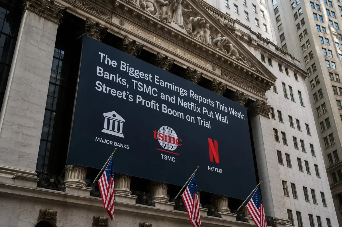 Bank Earnings, TSMC, and Netflix to Test Market's Profit Outlook
