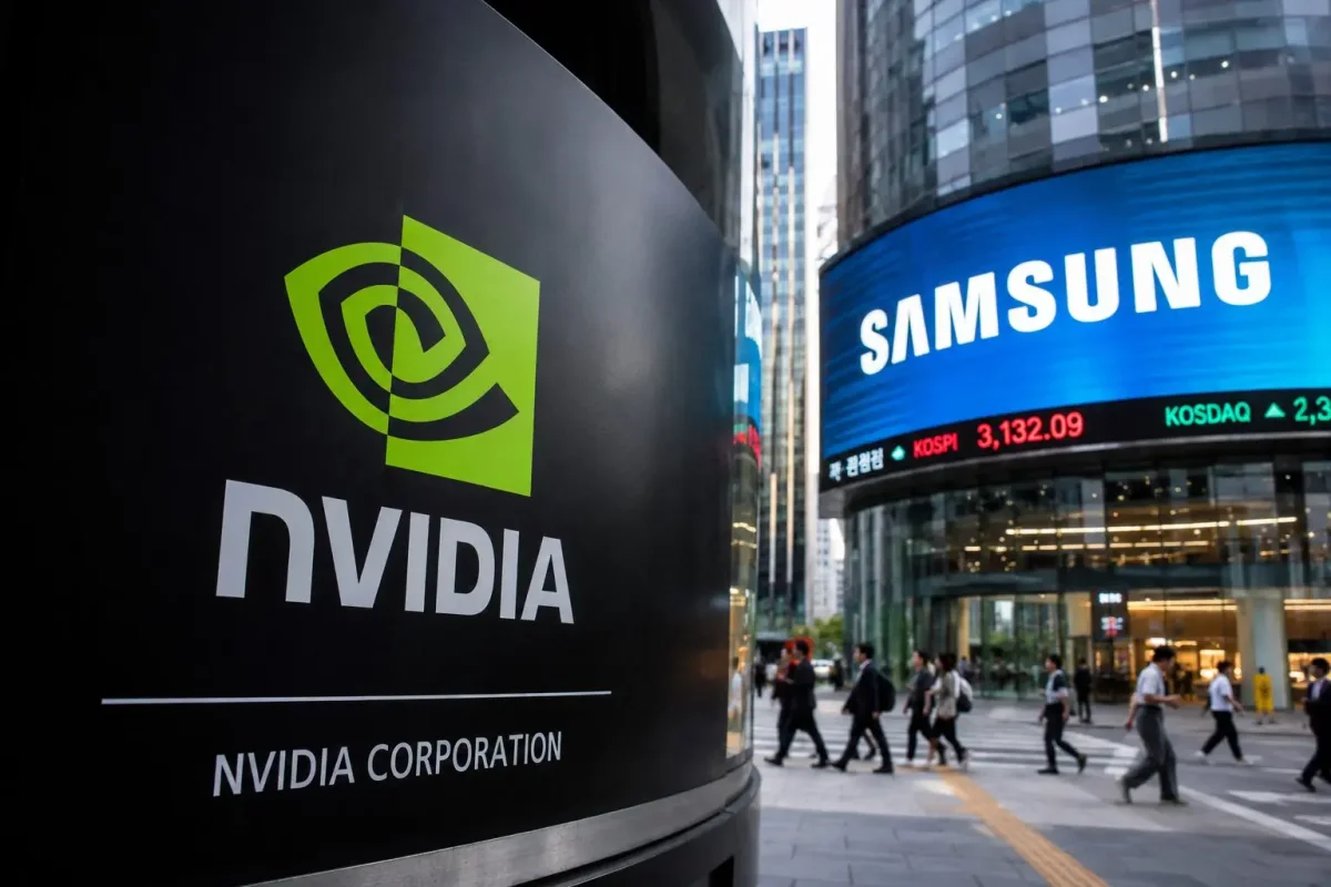 Chipmakers Surge in Asia as Nvidia Outlook and Samsung Deal Boost Sentiment