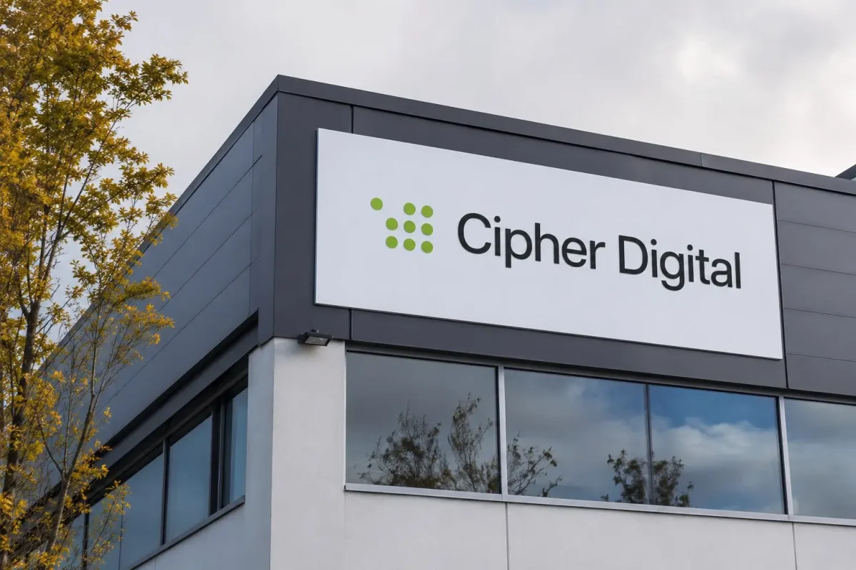 Cipher Digital Rises on AI Data Center Financing Details