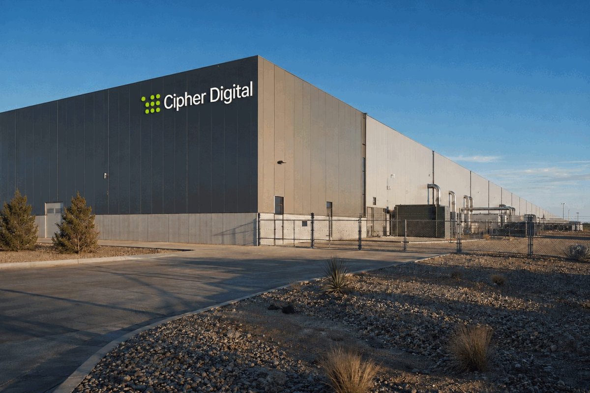 Cipher Digital Stock Plunges 13%, Market Cap Drops $1B