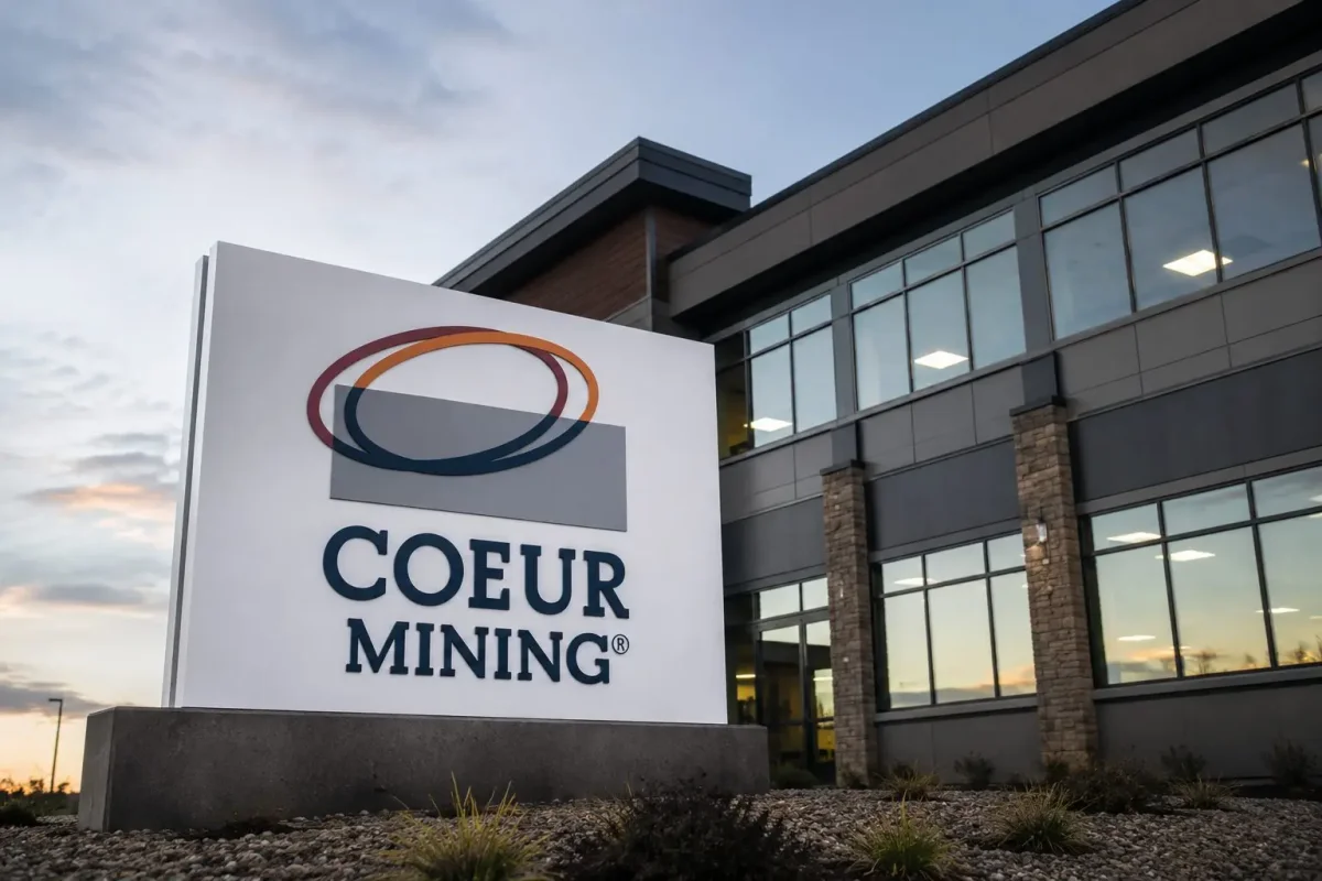 Coeur Mining Falls as Metal Price Slide Threatens Cash Flow Goal