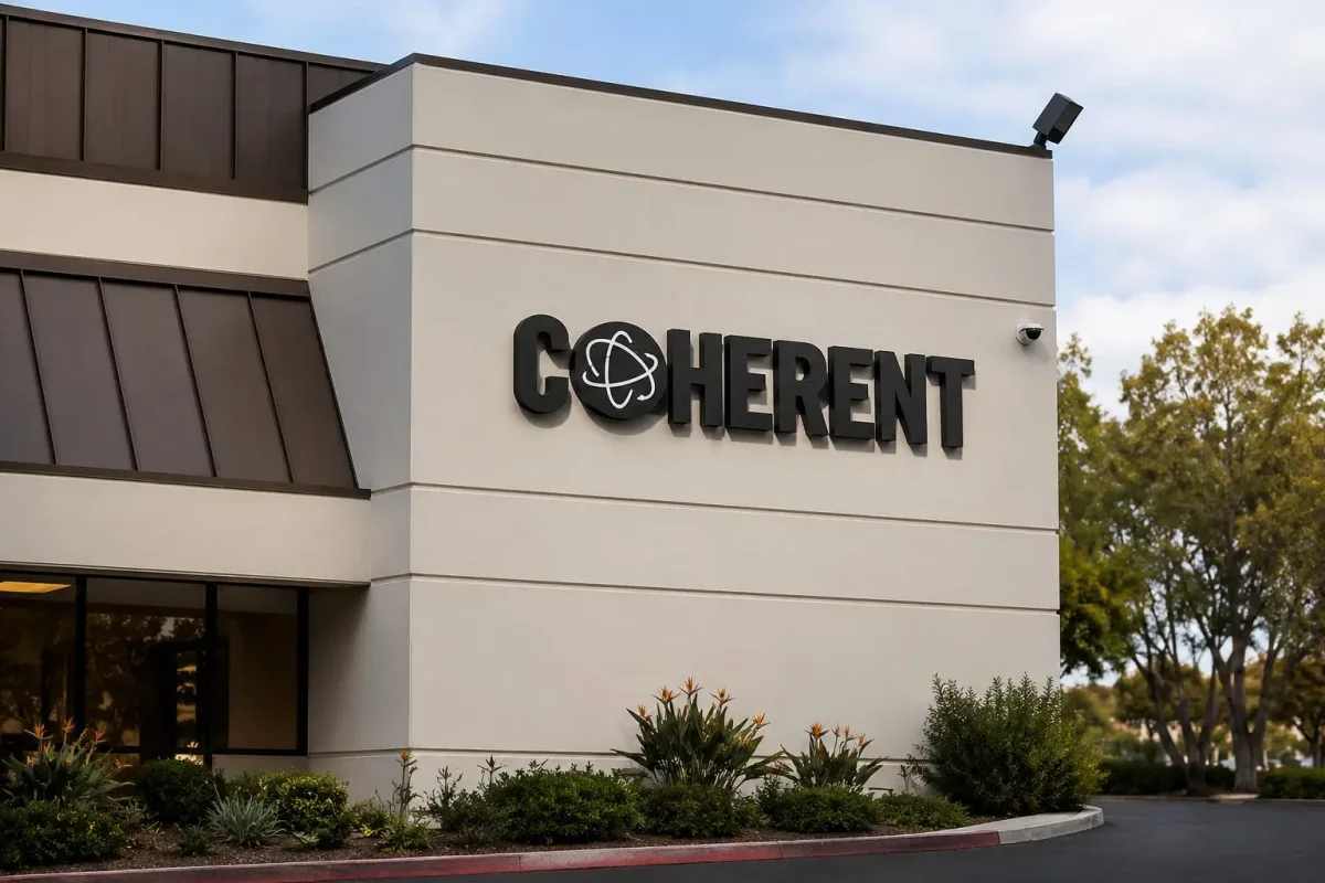 Coherent Surges 9% on AI Optics Demand, CHIPS Act Signals Indium Phosphide Boost