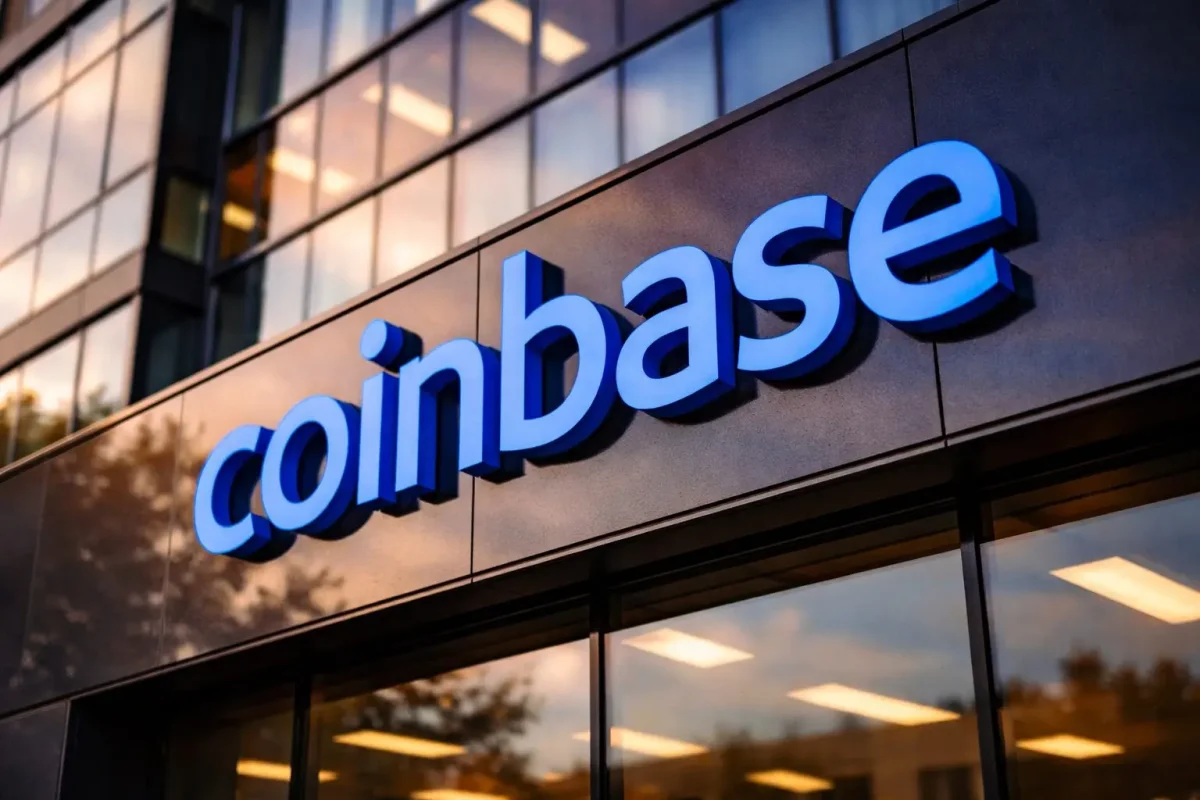 Coinbase Stock Rises Amid Bitcoin Rebound, Defying Broader Market Weakness