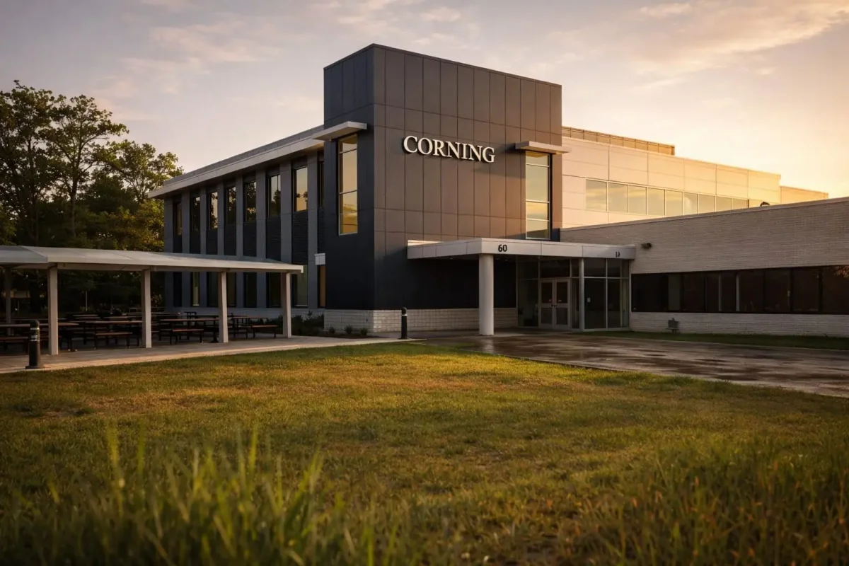 Corning Shares Retreat as CFO Comments Follow Product Launch