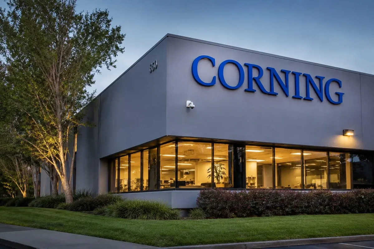 Corning Shares Tumble 11% as AI Fiber Demand Faces Investor Skepticism