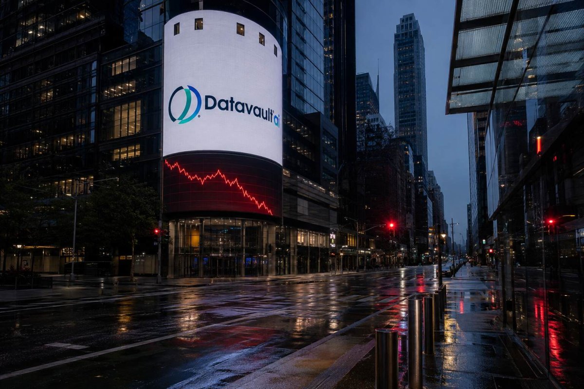 Datavault AI Plunges 25%, Nasdaq Compliance at Risk