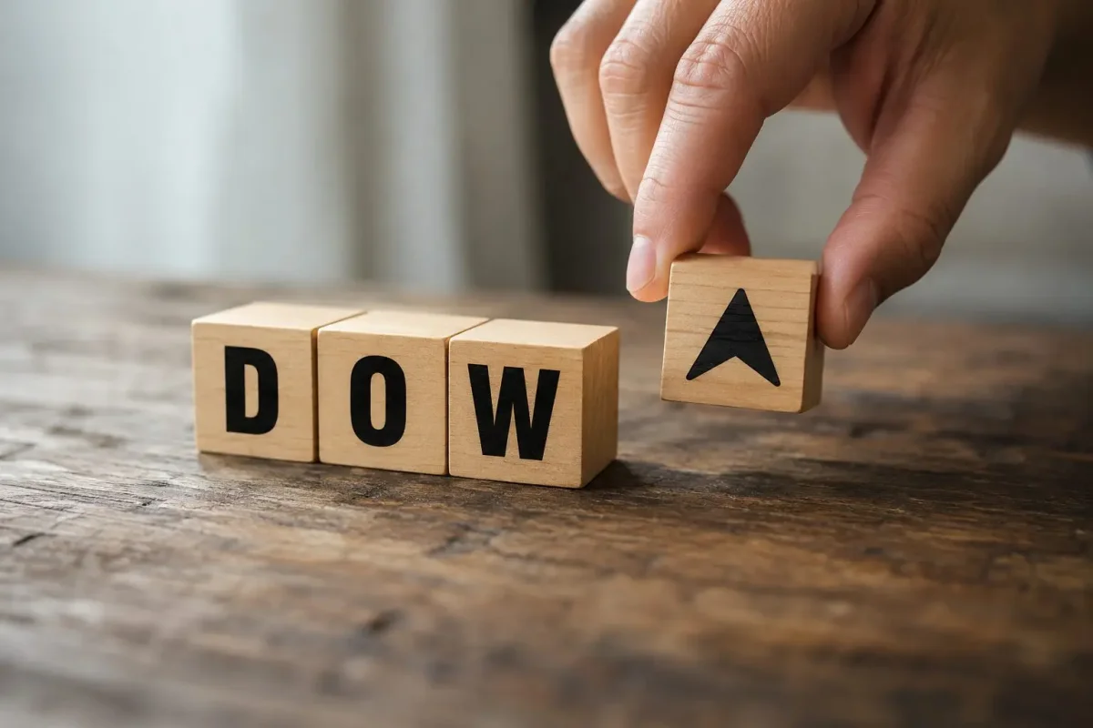 Dow Closes at Record High Amid Late-Session Tech Buying