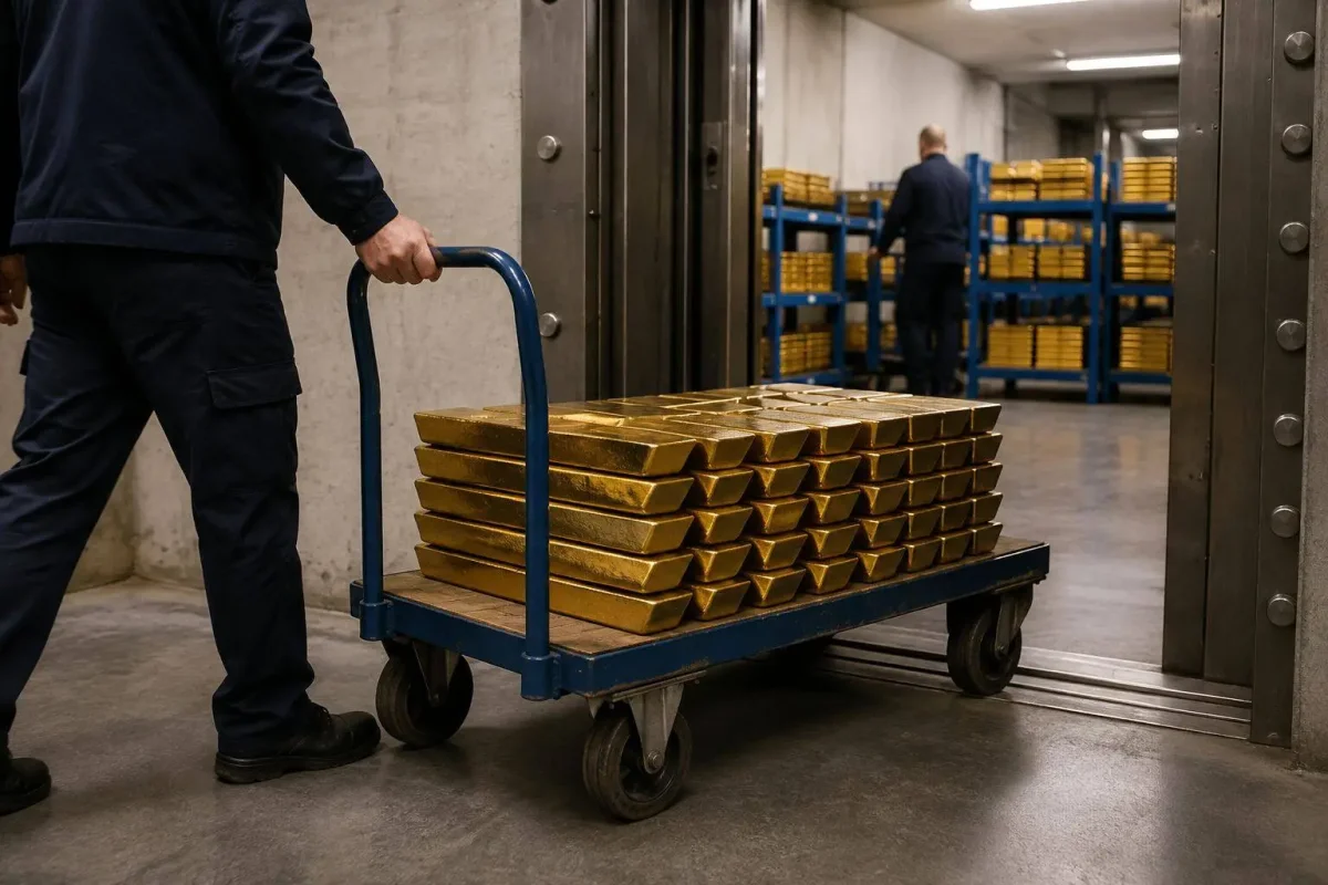 Dutch Gold Vault Shift Boosts Liquidity as Bullion Rebounds 1.1%