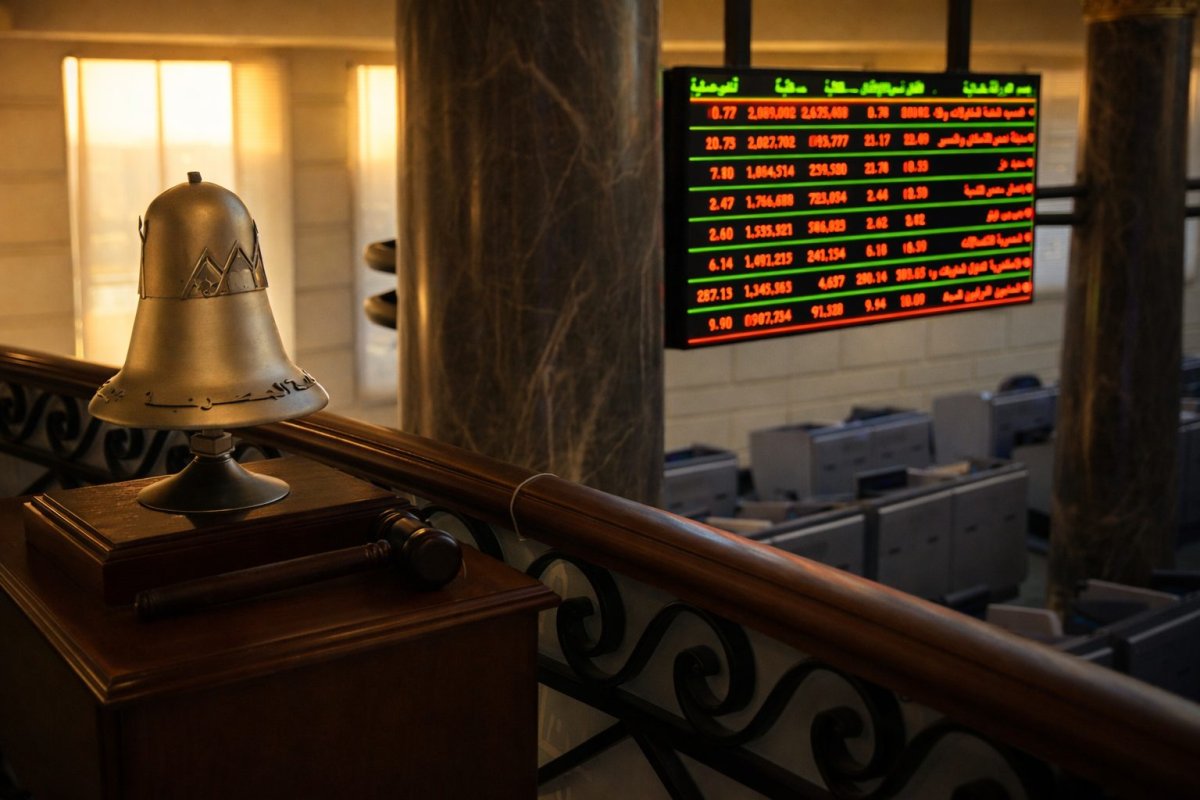 Egyptian Stocks Plunge on Geopolitical Fears Ahead of Key Bank Meeting