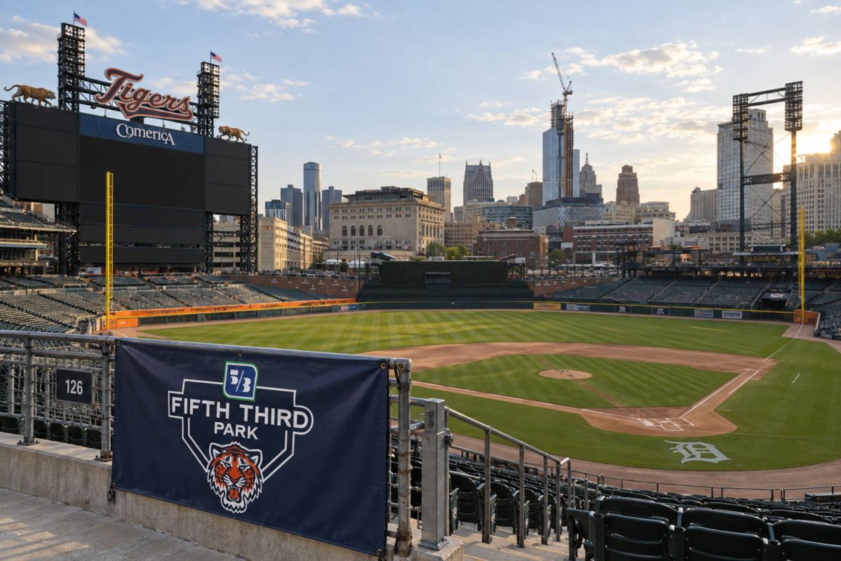 Fifth Third to Rebrand Detroit Ballpark as Fifth Third Park
