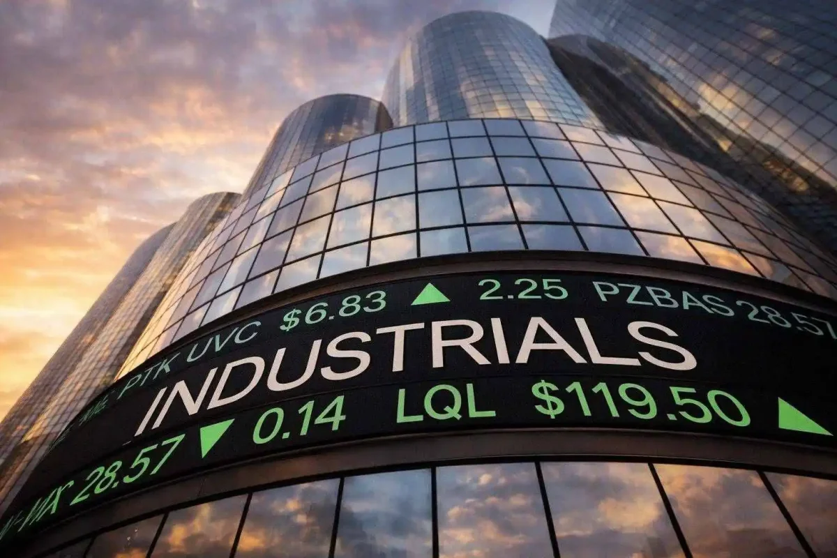 Industrial Sector Surges as Market Rotation Accelerates Ahead of Key Data
