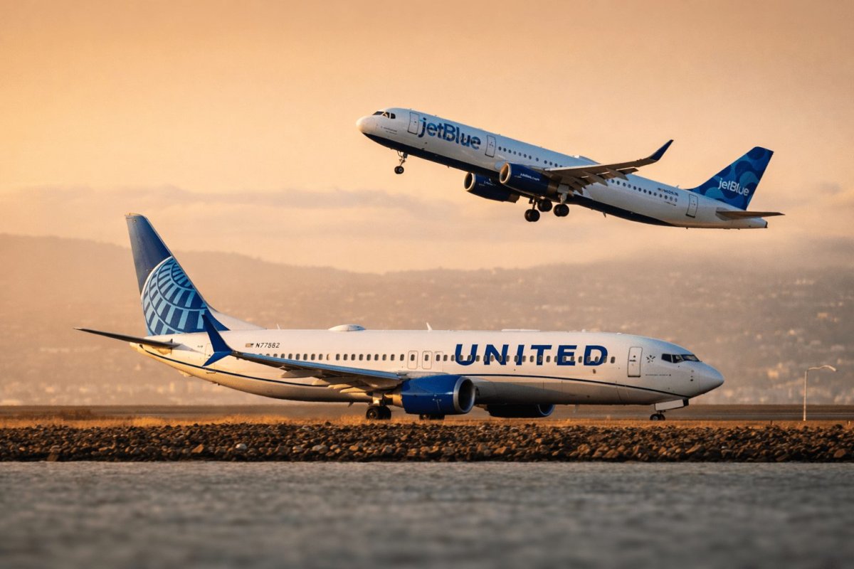 JetBlue and United Launch Cross-Booking Platform Under Blue Sky Alliance