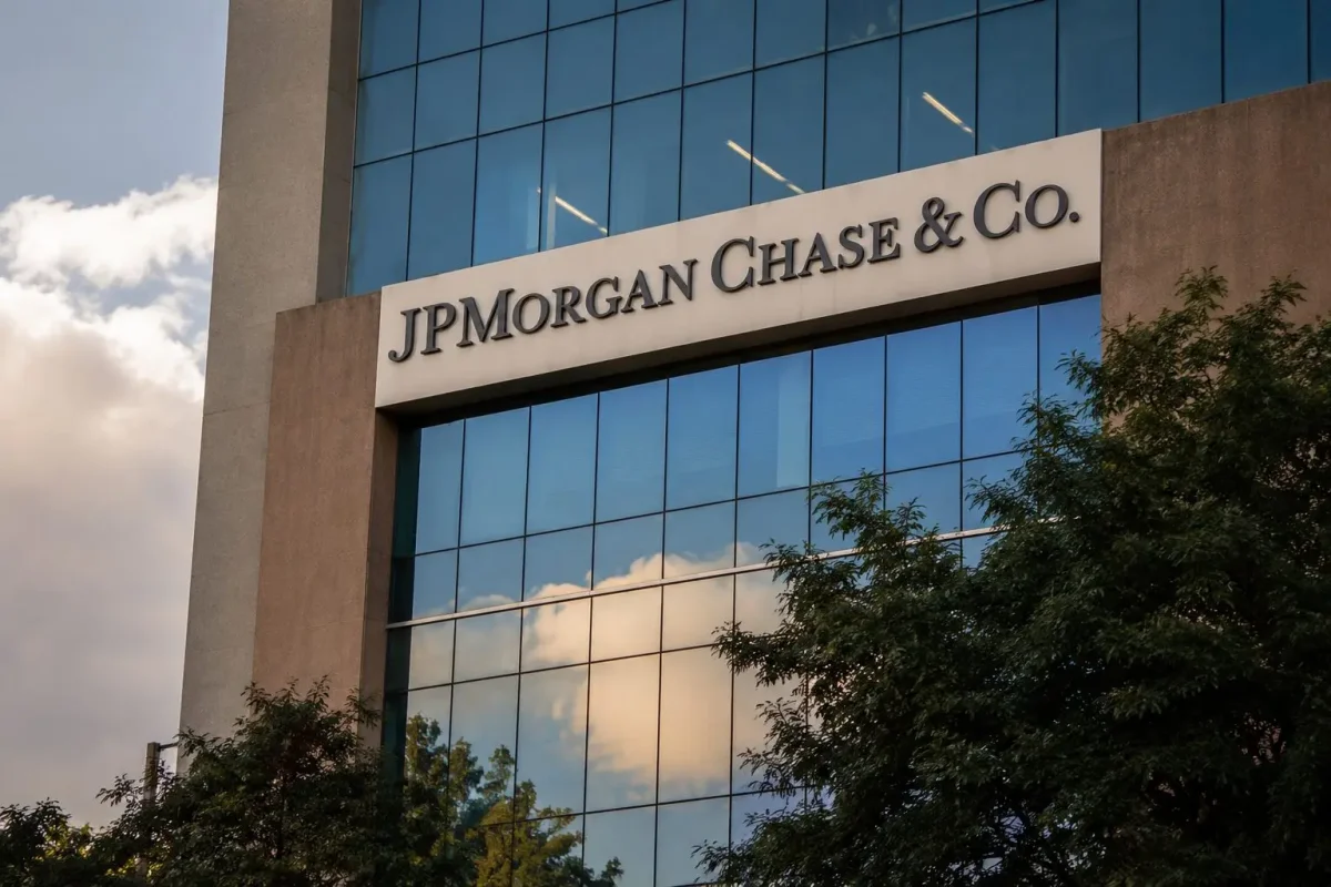 JPMorgan Stock Rallies as Oil Drop Fuels Financial Sector Rotation
