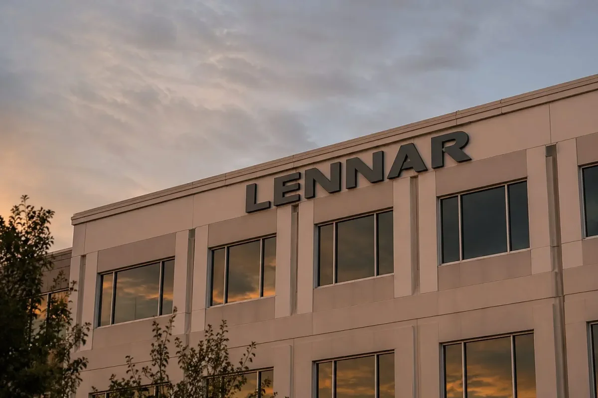 Lennar Stock Drops on Lowered Outlook Despite Earnings Beat