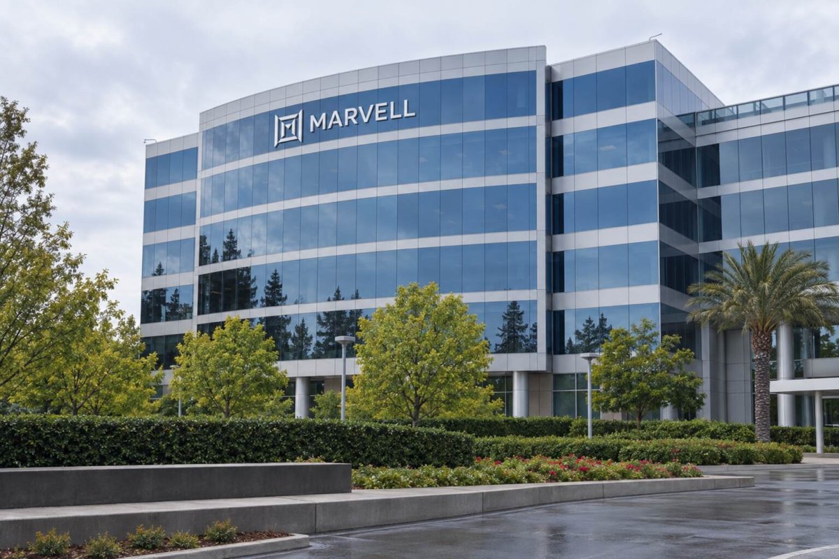 Marvell Stock Plunges 7.9% as AI Spending Concerns Rattle Chip Sector
