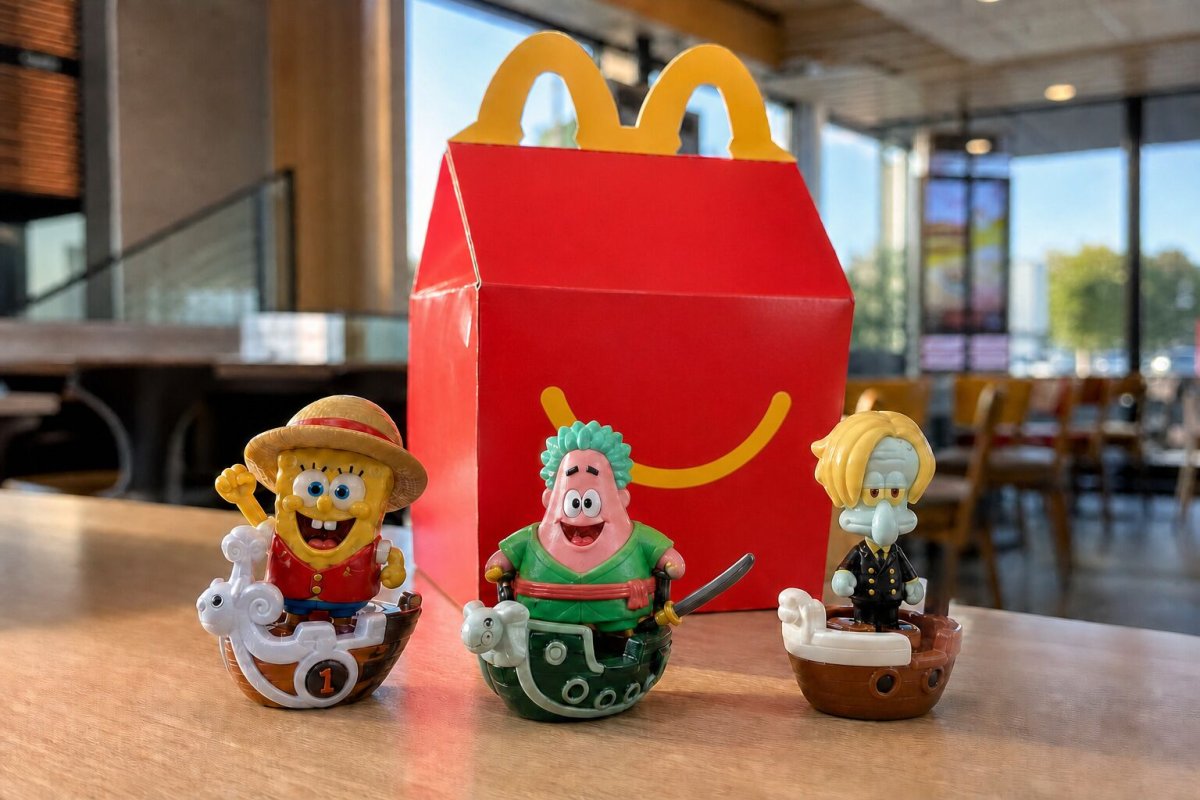 McDonald's SpongeBob One Piece Happy Meal Set to Boost U.S. Traffic