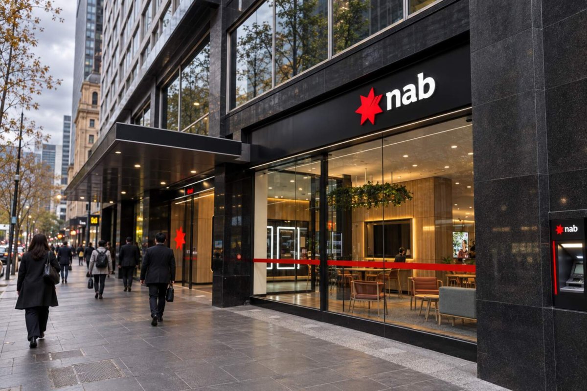 NAB Stock Dips 1.4% as RBA Rate Hike Dilemma Weighs on Banks