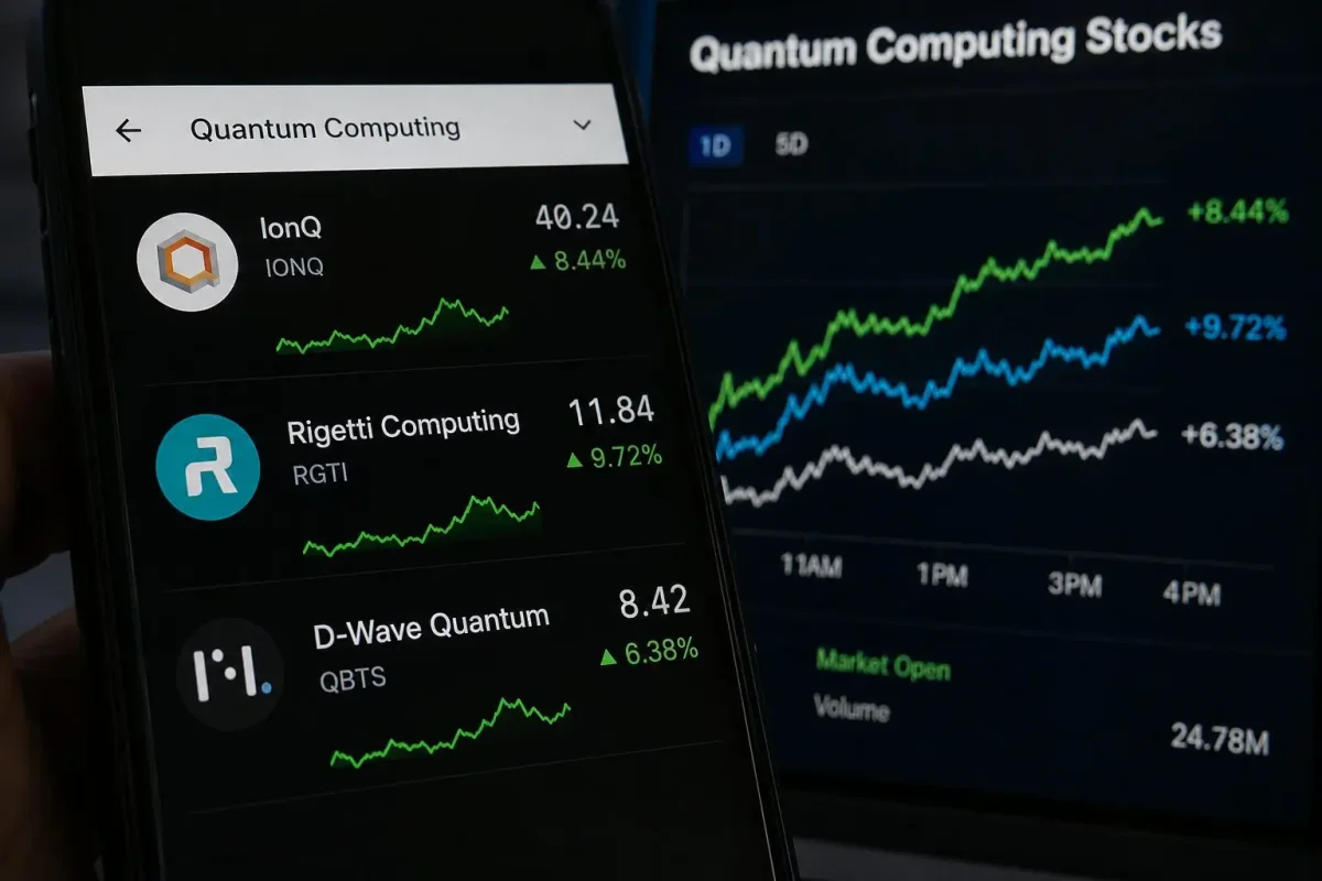 Quantum Stocks End Week Mixed as Government Funding Boost Fades