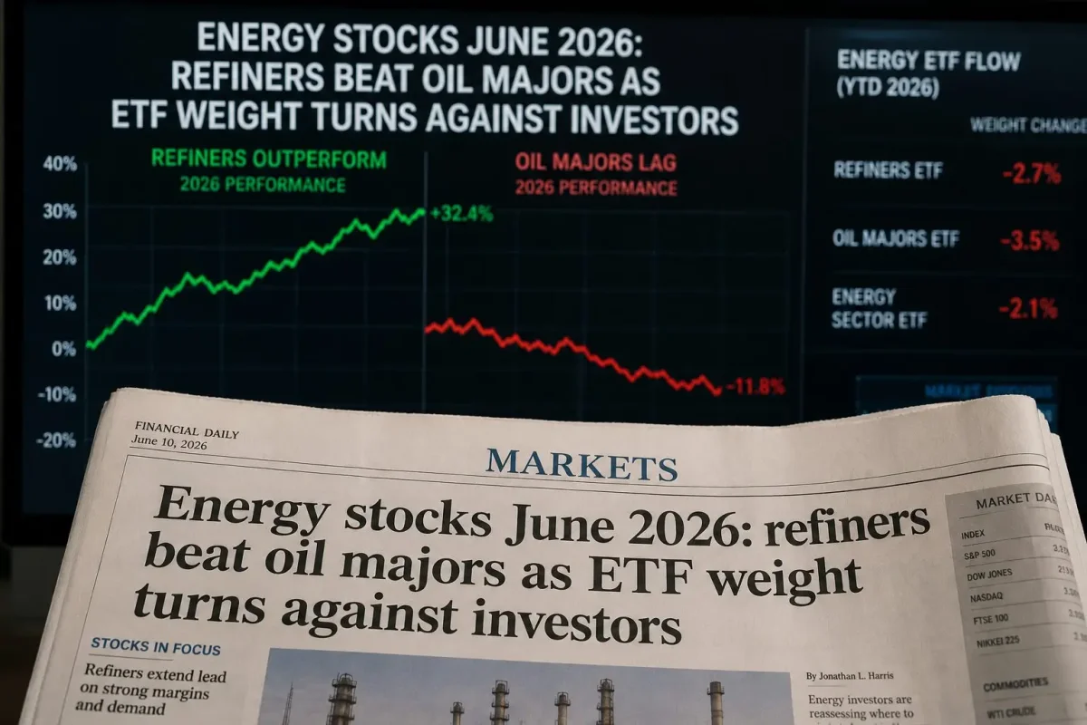 Refiners Outperform Oil Majors in June as XLE Weights Shift