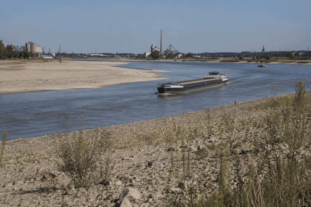 Rhine at Record Low: German Industry Faces 1% Output Hit