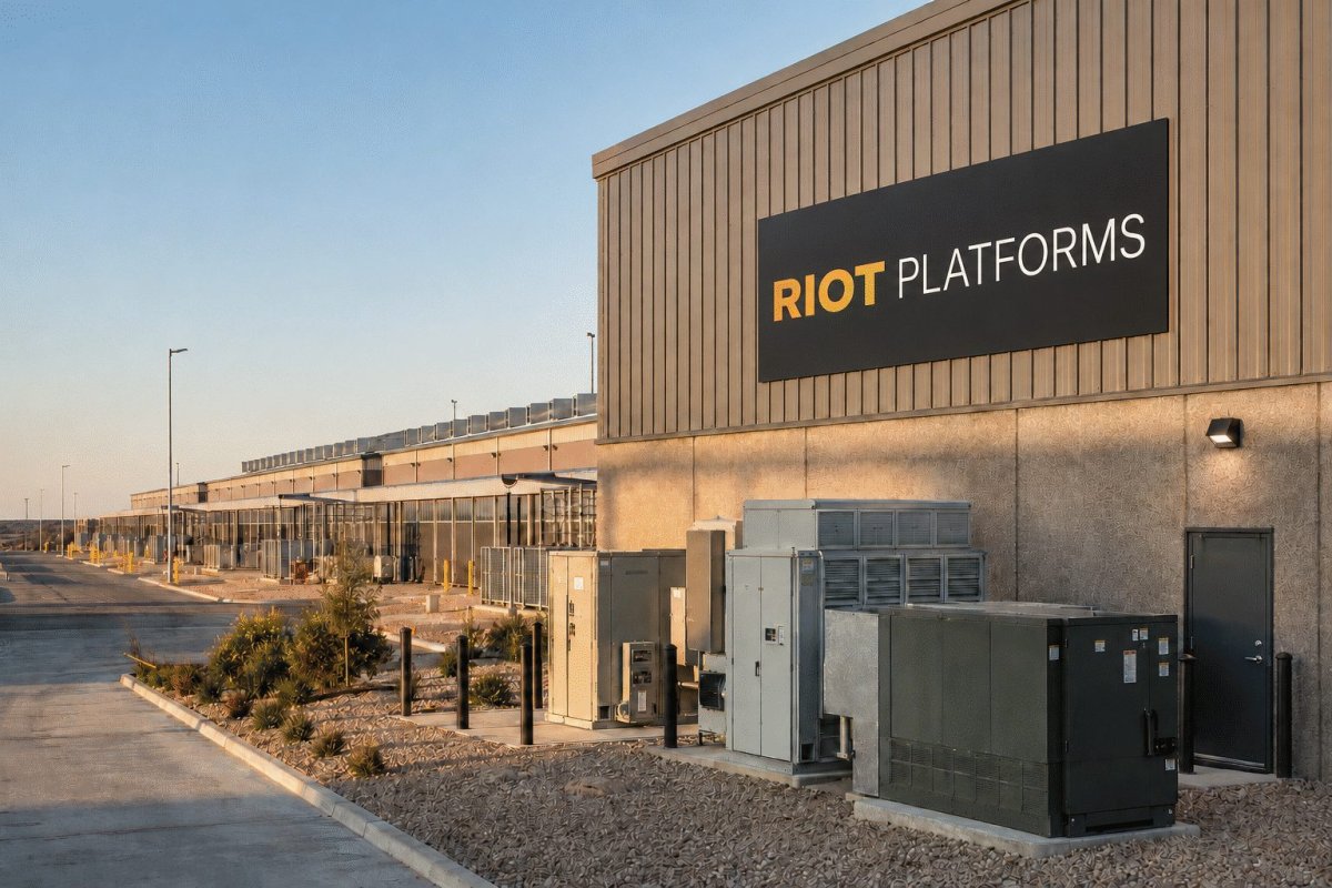 Riot Platforms Slips 5.5% as $9.1B AI Deal Outpaces Market Value
