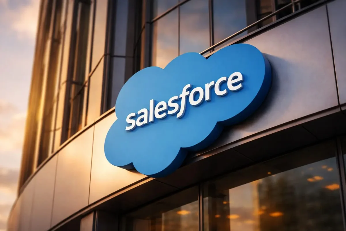 Salesforce Shares Gain Amid Reported Workforce Reduction Ahead of Earnings