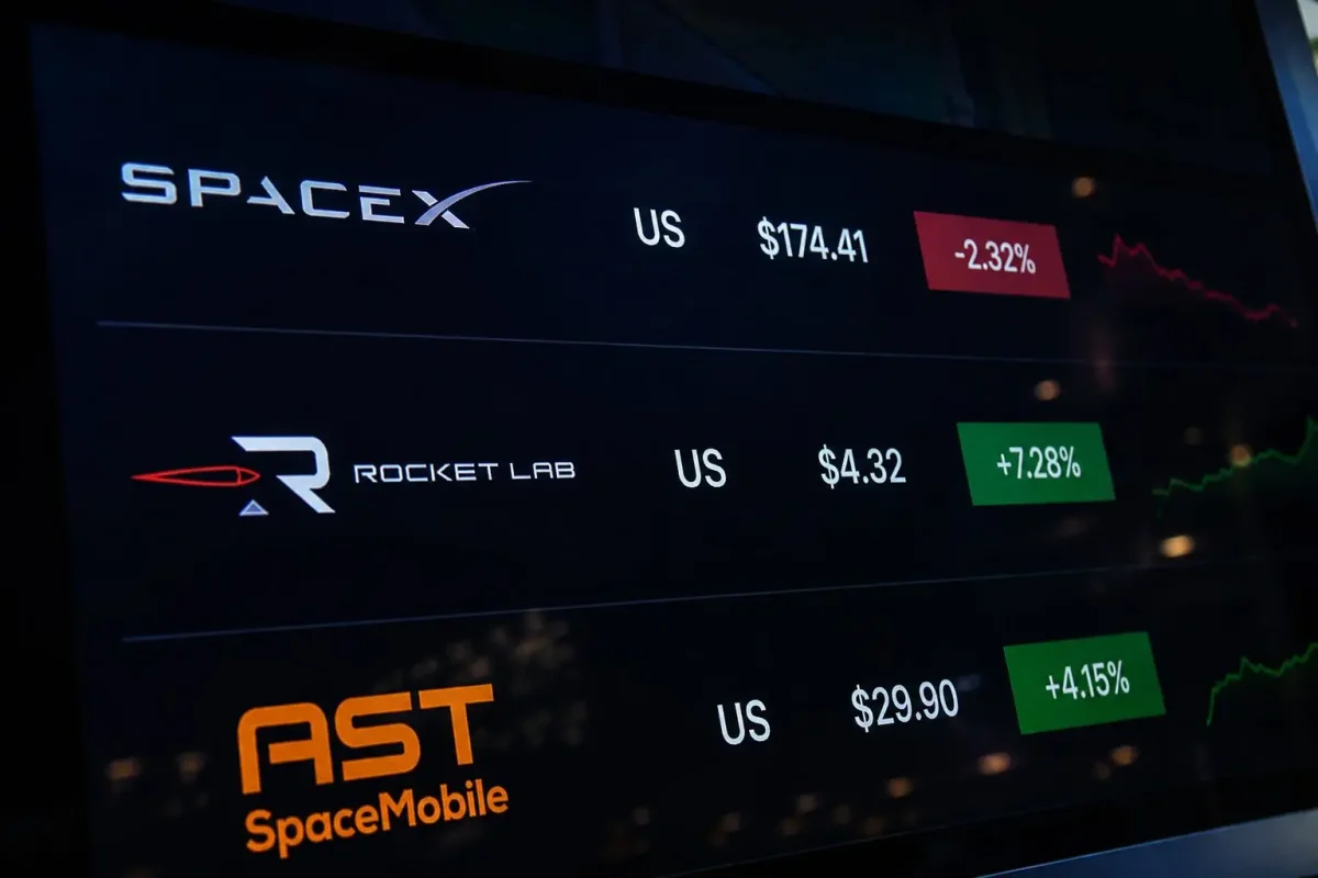 Space Stocks Reel as SpaceX's $2.1 Trillion Debut Reshapes Sector