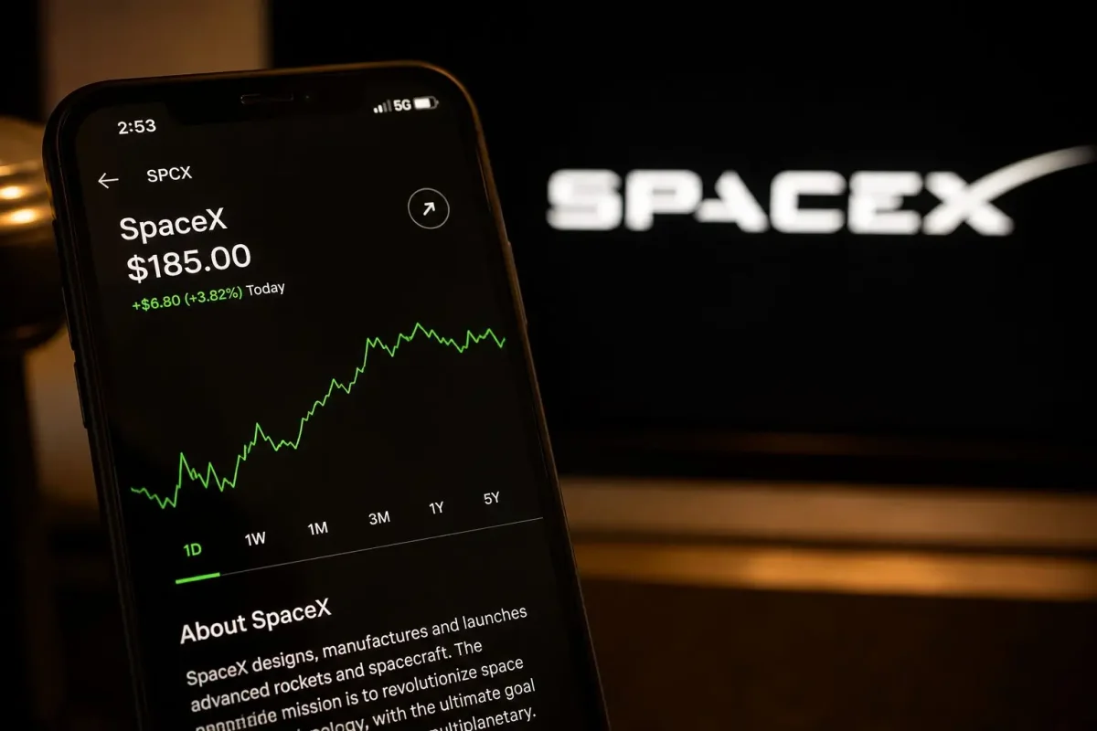SpaceX Shares Stabilize After Sharp Decline, Index Inclusion in Focus