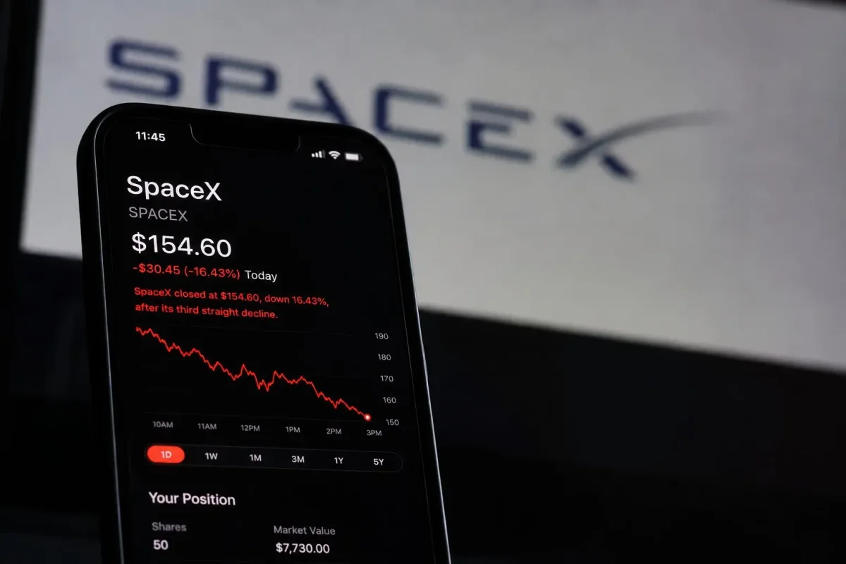 SpaceX Stock Plunges 16% on $20B Bond Sale Announcement