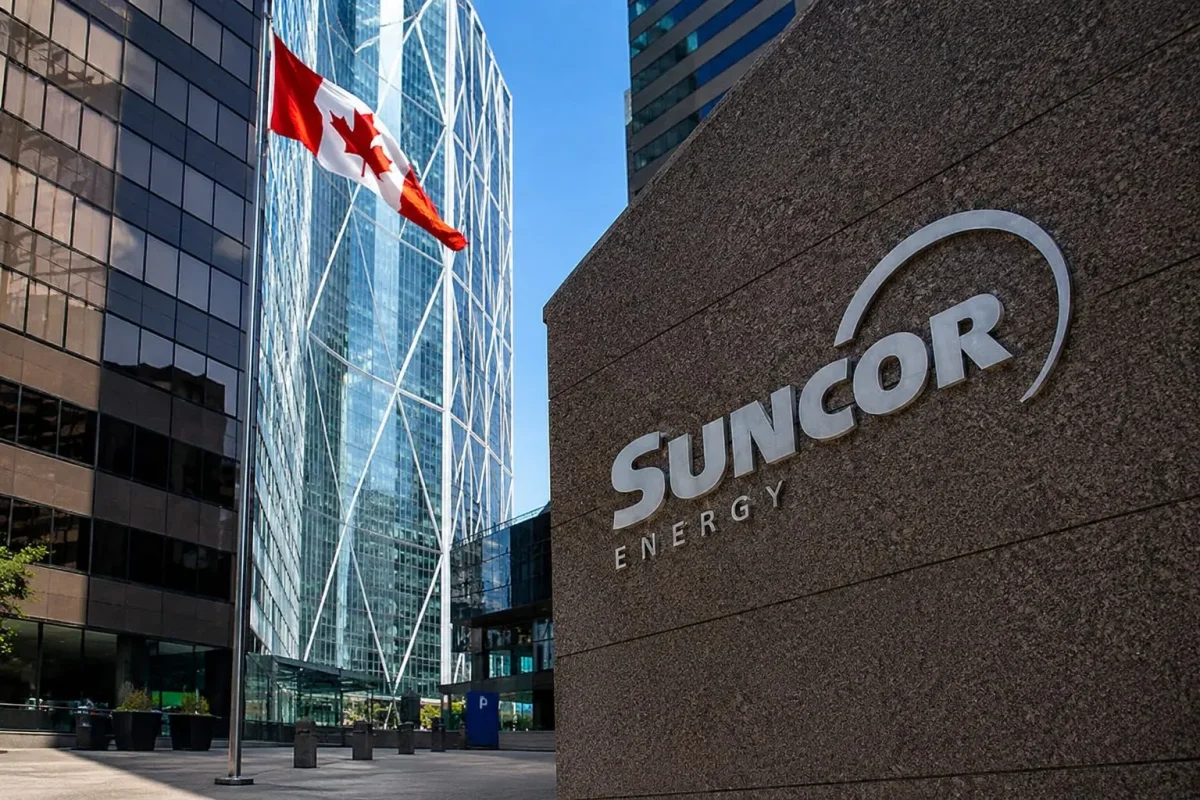Suncor Energy Drops as Crude Retreats Below $100, TSX Hits Record