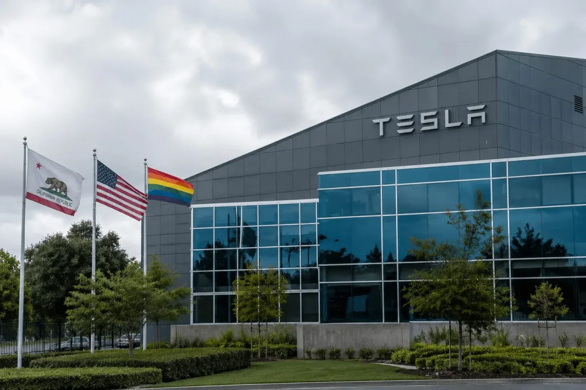 Tesla Shares Climb Despite China Sales Dip on Musk's China Trip Hopes