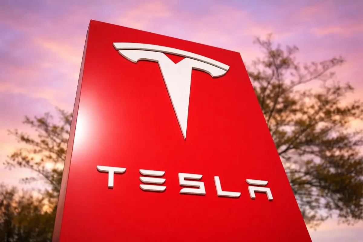 Tesla Shares Edge Lower Amid Leadership Shift and China Tech Partnership