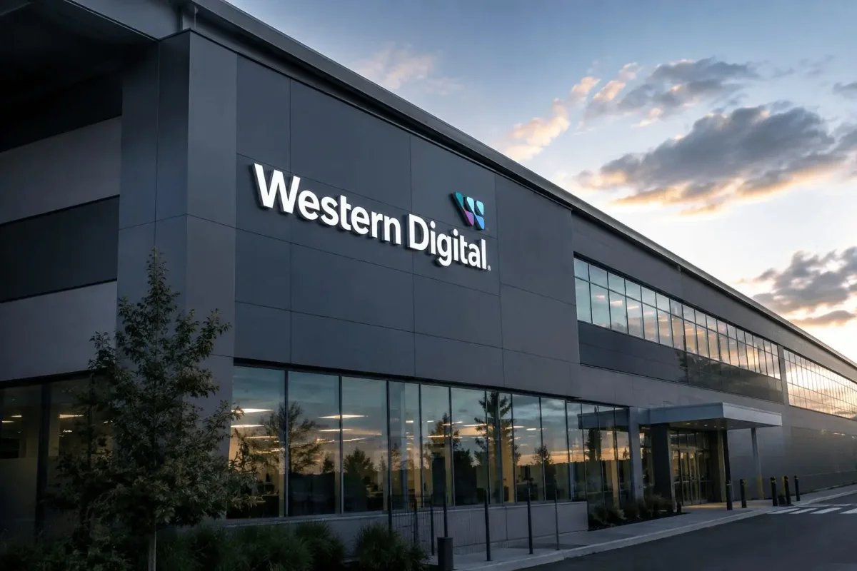 Western Digital Tumbles 15% as Margin Outlook Tempers AI Storage Rally
