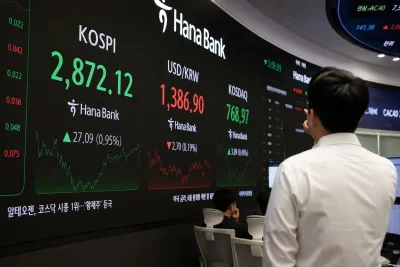 AI Boom Lifts Asian Markets, Korea Inflation Tempers Optimism