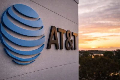 AT&T Shares Dip Amid Broad Market Gains, Focus Shifts to Key Economic Data