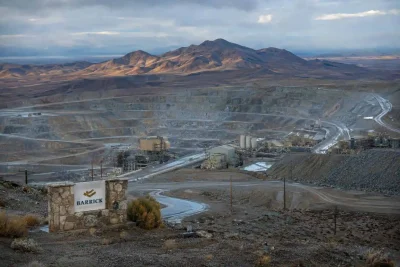 Barrick Shares Tumble 5% on Cost Pressures Despite $1.95B Nevada Settlement