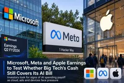 Big Tech Earnings Test AI Spending as Cash Flow Concerns Mount