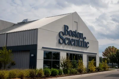 Boston Stock Falls as International Sales Counter US Cardiac Weakness