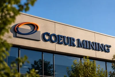 Coeur Mining Drops on Gold Slide Despite S&P MidCap 400 Inclusion