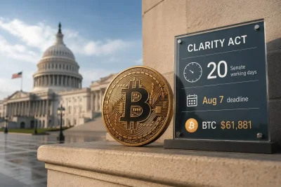 Crypto Infrastructure Stocks Surge Outpacing Bitcoin on CLARITY Act Optimism