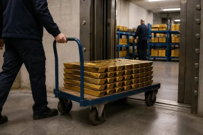 Dutch Gold Vault Shift Boosts Liquidity as Bullion Rebounds 1.1%
