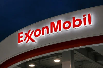 Exxon Mobil Shares Slide as Oil Prices Tumble on US-Iran Strait Deal