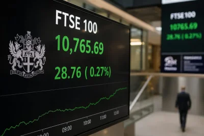 FTSE 100 Gains Trimmed as Oil Price Slide Spurs Sector Rotation