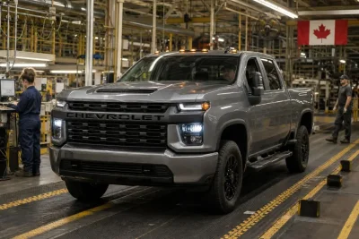 GM Slips 0.8% as C$1.4B Canada Plan Faces Tariff Headwinds