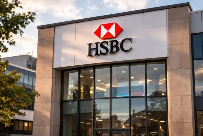 HSBC Shares Gain Amid U.S. Team Cuts Ahead of Key Earnings
