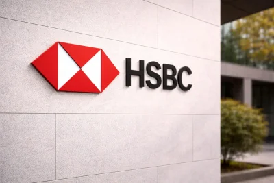 HSBC Shares Gain as Traders Eye Rate Path Ahead of Earnings