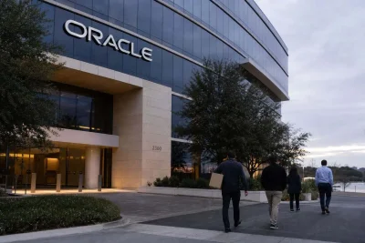 Oracle Shares Slide 3% on Job Cut Reports Amid Record AI Spending