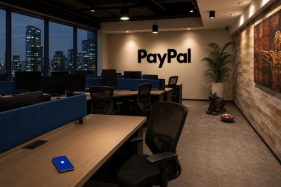 PayPal Slides 3.3% as India Job Cuts Spotlight $400M Savings Drive